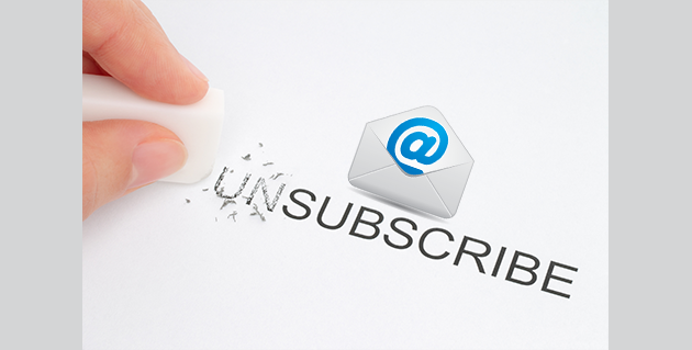how to unsubscribe from emails app